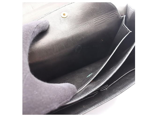 Hermès Borsa Hermes Piano in pelle nera Nero - vista 8