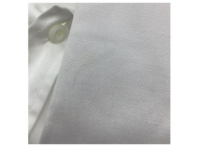 Brunello Cucinelli Hemd in Weiß aus Baumwolle, Slim Fit, einfarbig Roh - Ansicht 4