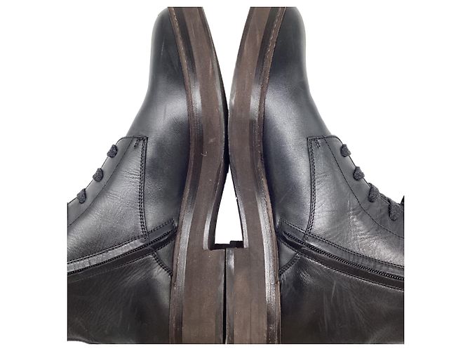 Stivaletti Monili in pelle nera Brunello Cucinelli - vista 10
