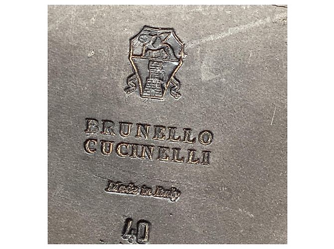 Stivaletti Monili in pelle nera Brunello Cucinelli - vista 11