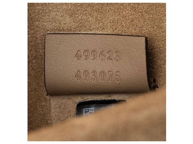 Borsa a tracolla Gucci GG Supreme Crystal Dionysus Medium E/W Marrone Beige - vista 6