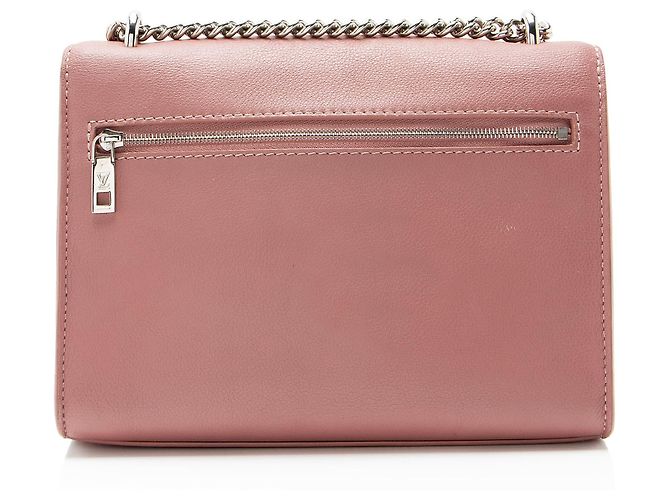 Bolsa de ombro Louis Vuitton em couro de vitelo Mylockme BB Rosa - vista 3