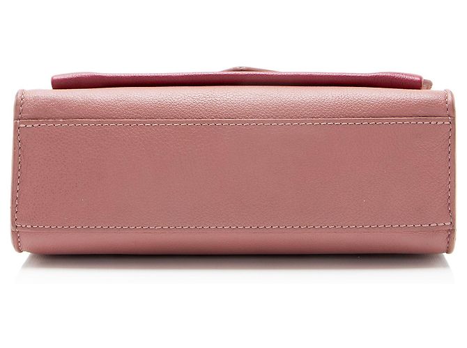 Bolsa de ombro Louis Vuitton em couro de vitelo Mylockme BB Rosa - vista 4