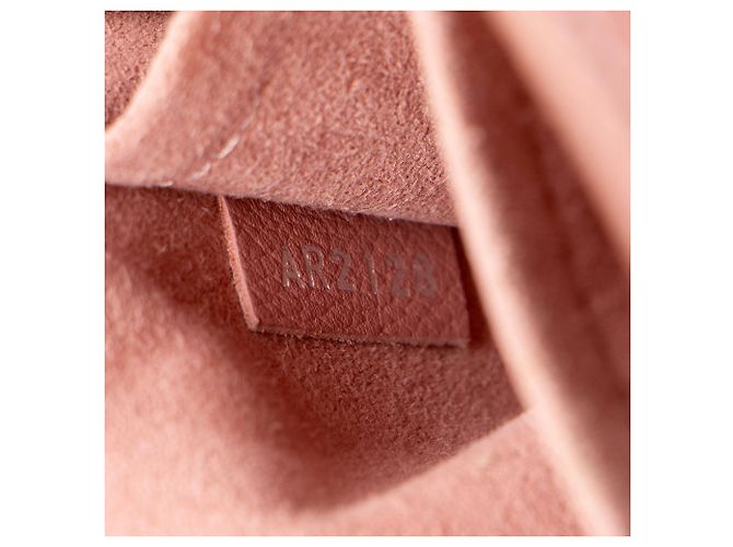 Bolsa de ombro Louis Vuitton em couro de vitelo Mylockme BB Rosa - vista 6