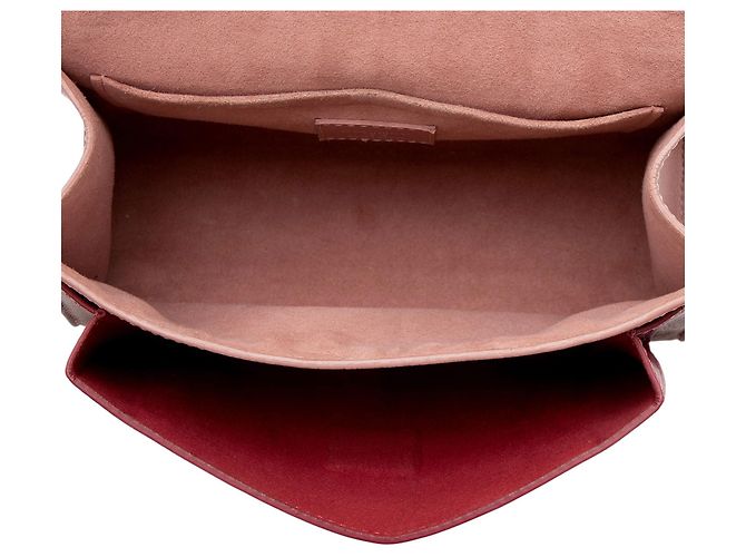 Bolsa de ombro Louis Vuitton em couro de vitelo Mylockme BB Rosa - vista 7