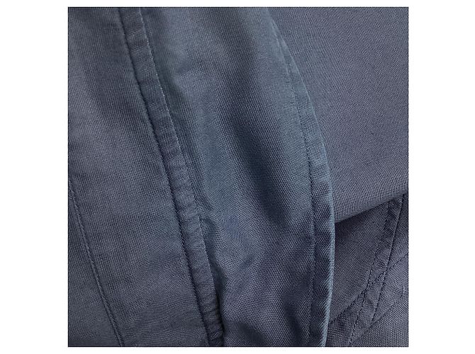 Tom Ford Button-Down Shirt in Blue Lyocell - view 6