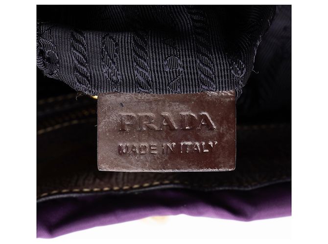 Tote Prada Tessuto Jeweled Pietre - VENTE FINALE Violet - vue 8
