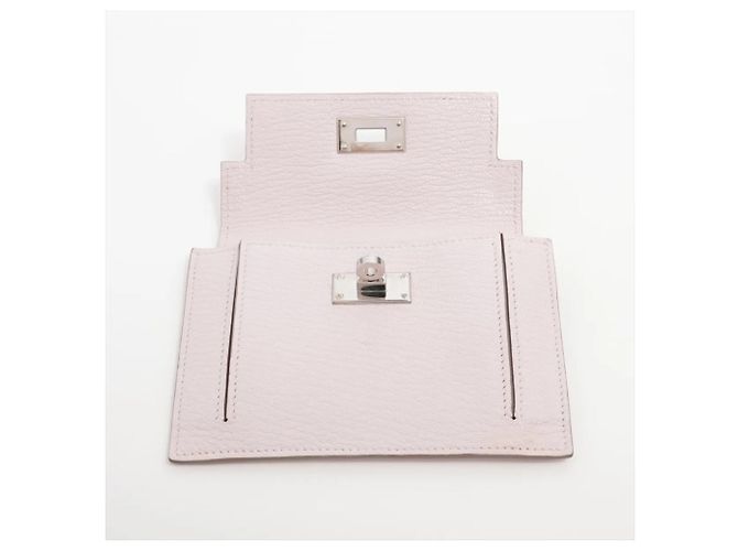 Hermès Cartera compacta Hermes Kelly Pocket Rosa - vista 3