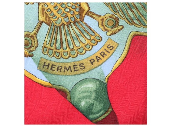 Silk In Hermès Hermes Carre Géant 140 Soleil de Soie Schal Marineblau - Ansicht 7