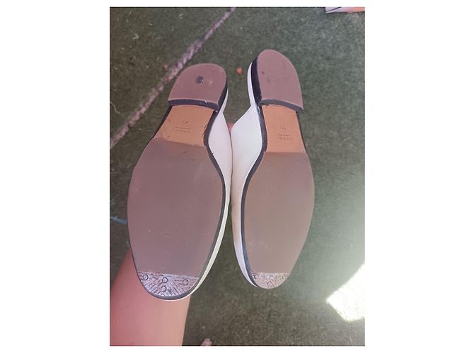 Gucci Princetown Leder-Mules Weiß - Ansicht 2