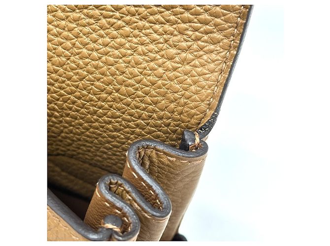 Hermès Borsa Kelly Messenger PM Hermes Marrone - vista 14