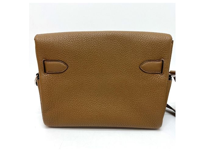 Hermès Borsa Kelly Messenger PM Hermes Marrone - vista 2