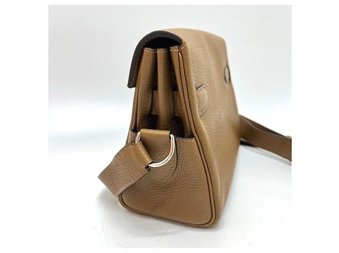 Hermès Borsa Kelly Messenger PM Hermes Marrone - vista 3