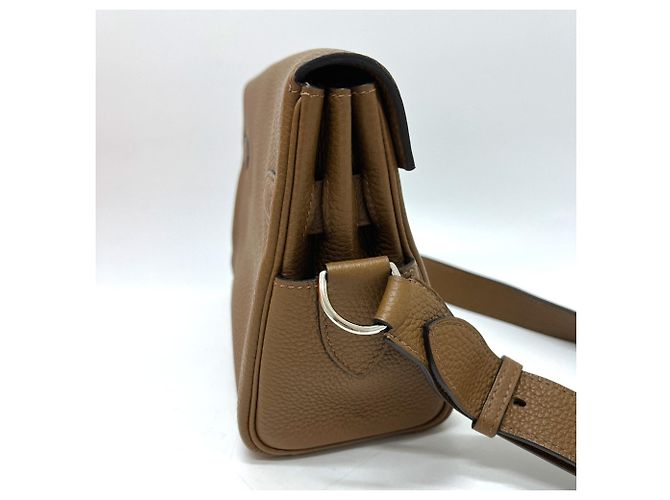 Hermès Borsa Kelly Messenger PM Hermes Marrone - vista 4