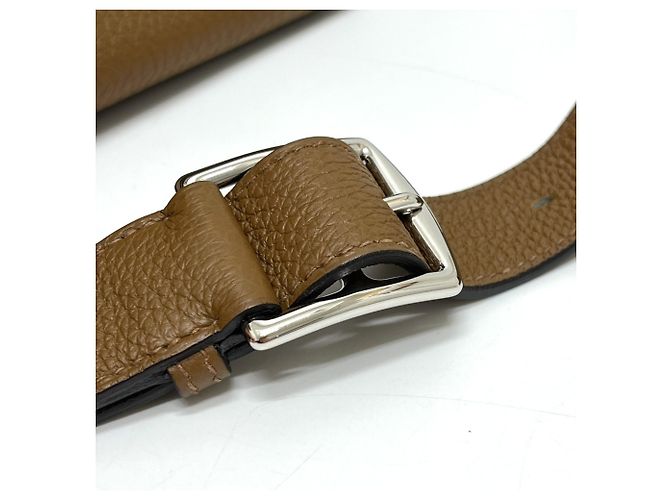 Hermès Borsa Kelly Messenger PM Hermes Marrone - vista 5