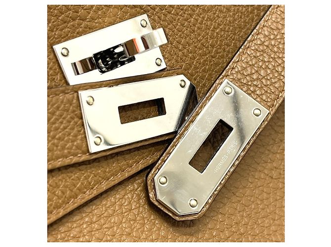 Hermès Borsa Kelly Messenger PM Hermes Marrone - vista 6