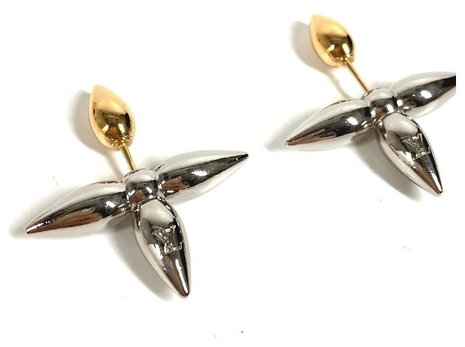 Louis Vuitton Ohrringe Louisette Silber Golden - Ansicht 4