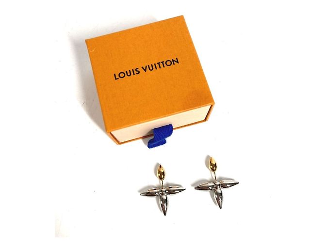 Louis Vuitton Ohrringe Louisette Silber Golden - Ansicht 7