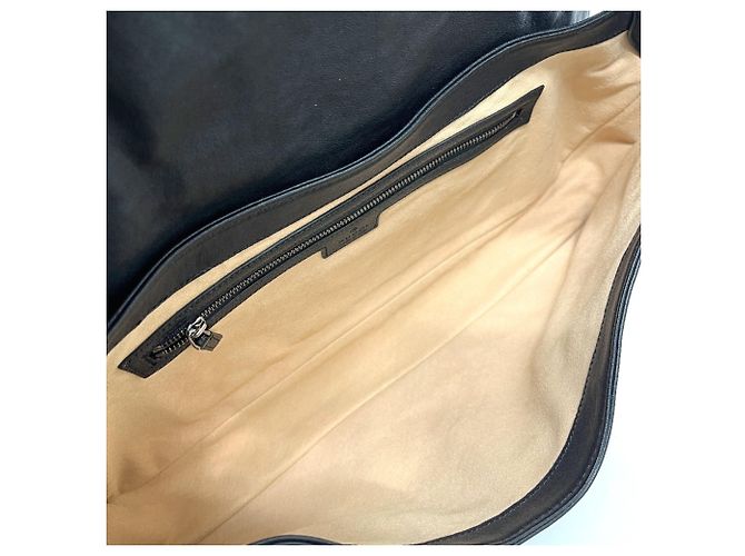 Borsa Gucci GG Marmont Flap Bag Nero - vista 14