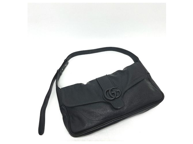 Borsa Gucci GG Marmont Flap Bag Nero - vista 3