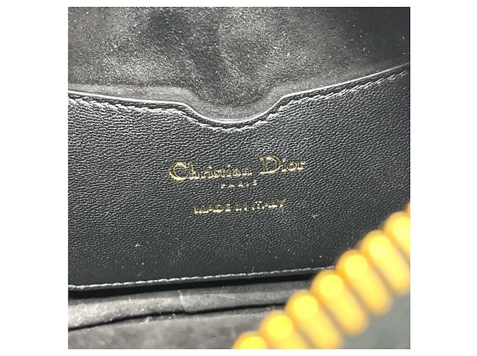 Borsa Hobo Christian Dior Cannage Vibe Nero Bianco - vista 15
