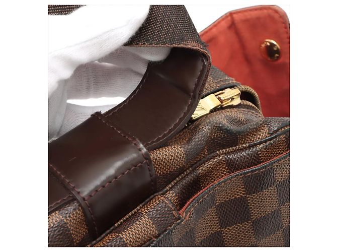 Borsa a tracolla in pelle Louis Vuitton Damier Naviglio Damier ebene - vista 13