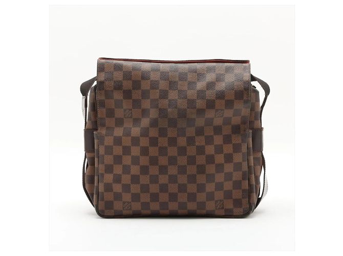 Borsa a tracolla in pelle Louis Vuitton Damier Naviglio Damier ebene - vista 2