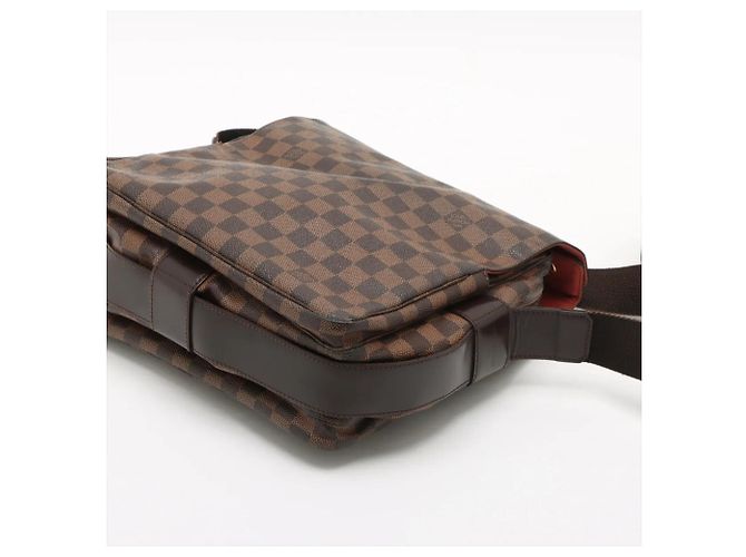 Borsa a tracolla in pelle Louis Vuitton Damier Naviglio Damier ebene - vista 3