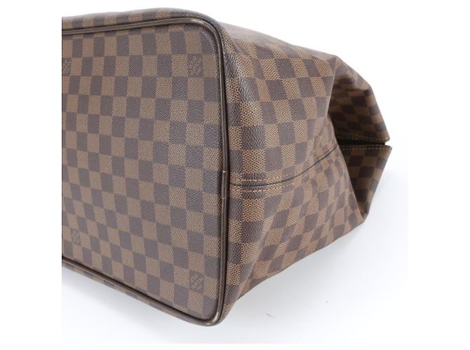 Borsa Louis Vuitton Damier Greenwich PM Marrone - vista 4