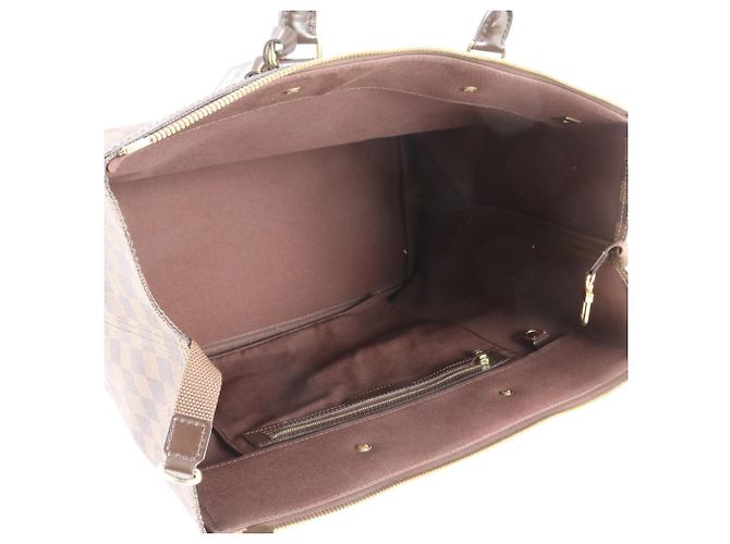 Borsa Louis Vuitton Damier Greenwich PM Marrone - vista 7