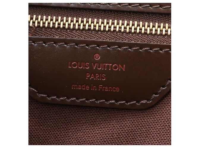 Borsa Louis Vuitton Damier Greenwich PM Marrone - vista 8