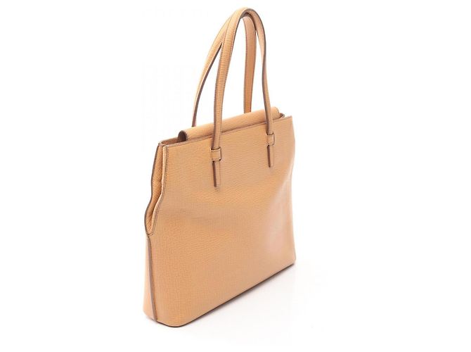 Borsa a mano in pelle beige Loewe - vista 2
