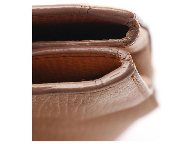 Borsa a mano in pelle beige Loewe - vista 5