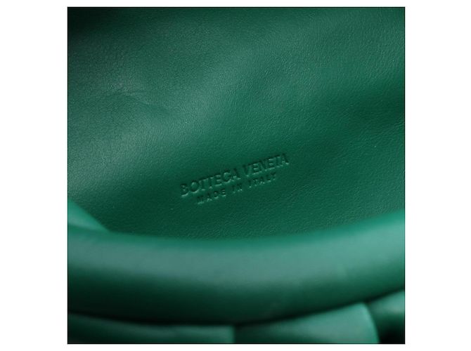 Bottega Veneta The Chain Pouch Mini - Marsupio in pelle verde - vista 4