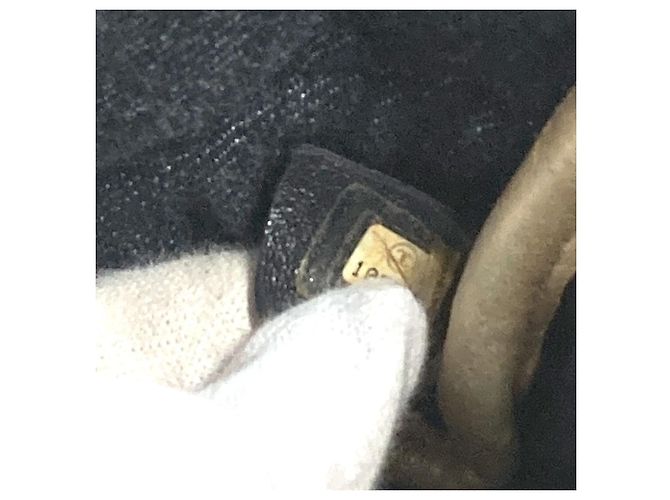 Borsa Tote Chanel Denim CC Coco Mark Logo Blu - vista 17