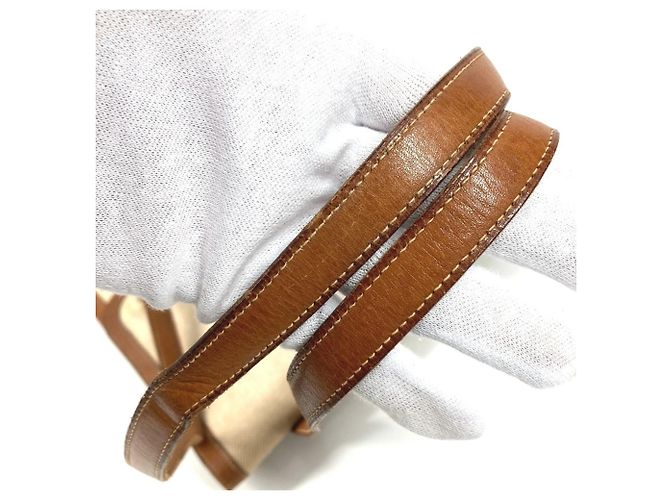 Hermès Hermes Vintage Flap Bag Braun Beige - Ansicht 17