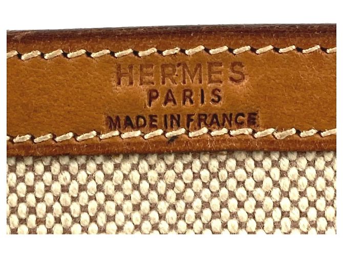 Hermès Hermes Vintage Flap Bag Braun Beige - Ansicht 7