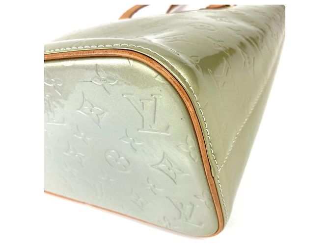 Borsa a Spalla Louis Vuitton Monogram Vernis Houston Marrone Grigio - vista 11