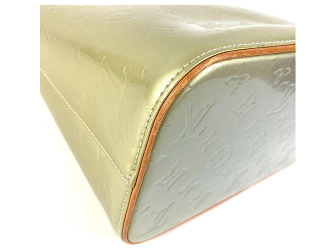 Borsa a Spalla Louis Vuitton Monogram Vernis Houston Marrone Grigio - vista 12