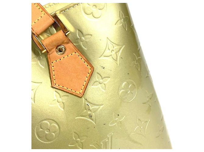 Borsa a Spalla Louis Vuitton Monogram Vernis Houston Marrone Grigio - vista 14