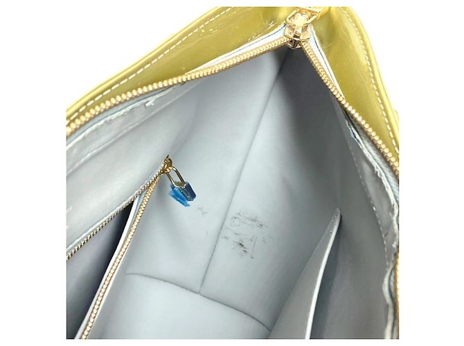 Borsa a Spalla Louis Vuitton Monogram Vernis Houston Marrone Grigio - vista 3