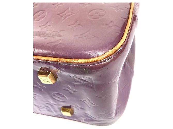 Borsa Louis Vuitton Monogram Vernis Sutton Porpora - vista 14