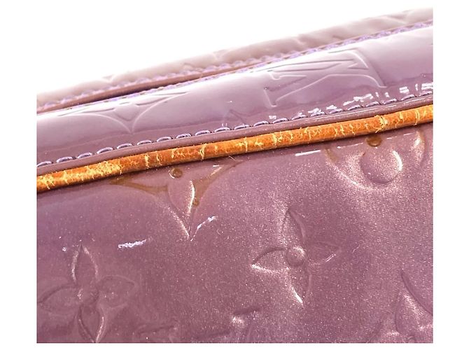 Borsa Louis Vuitton Monogram Vernis Sutton Porpora - vista 8