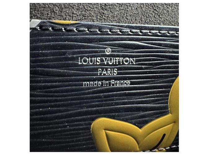 Louis Vuitton Epi Leder Schultertasche Schwarz - Ansicht 12