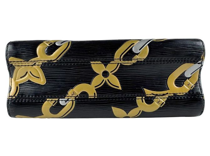 Louis Vuitton Epi Leder Schultertasche Schwarz - Ansicht 4
