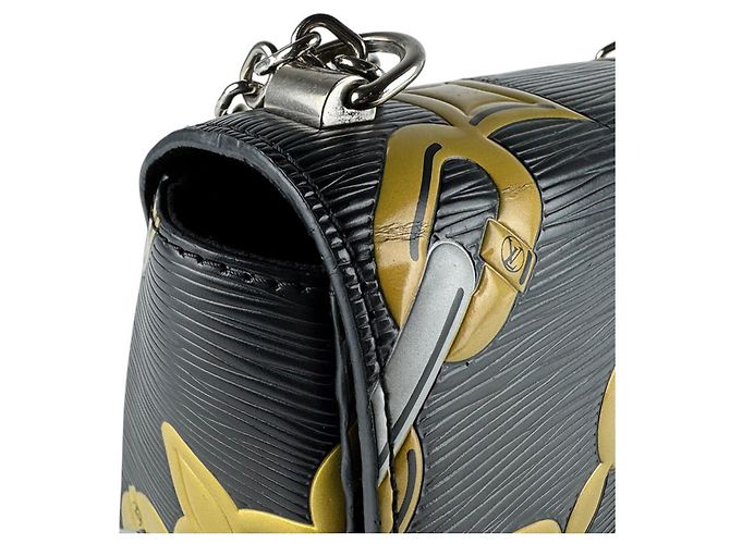 Louis Vuitton Epi Leder Schultertasche Schwarz - Ansicht 6