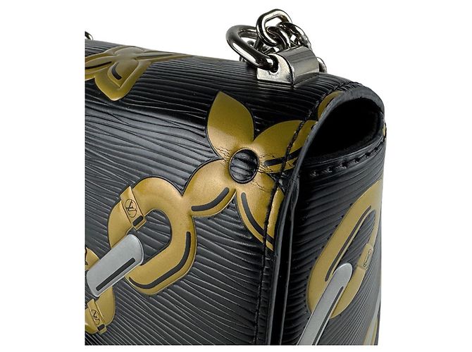 Louis Vuitton Epi Leder Schultertasche Schwarz - Ansicht 7