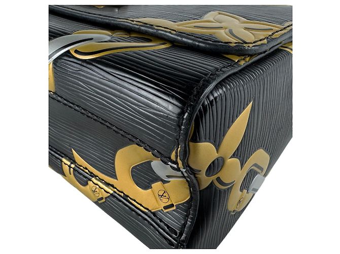 Louis Vuitton Epi Leder Schultertasche Schwarz - Ansicht 9