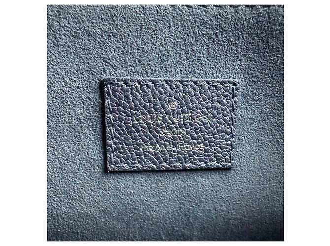 Borsa Louis Vuitton Monogram Empreinte Blu - vista 12