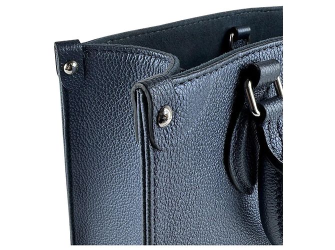Borsa Louis Vuitton Monogram Empreinte Blu - vista 6
